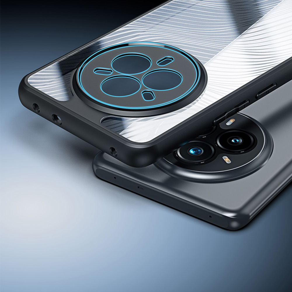 Etui Dux Ducis AIMO do Realme 14 Pro 5G, przezroczyste z czarną ramką